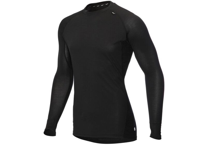 Inov-8 Merino Long Sleeve Men's Base Layer Black UK 321056YLJ